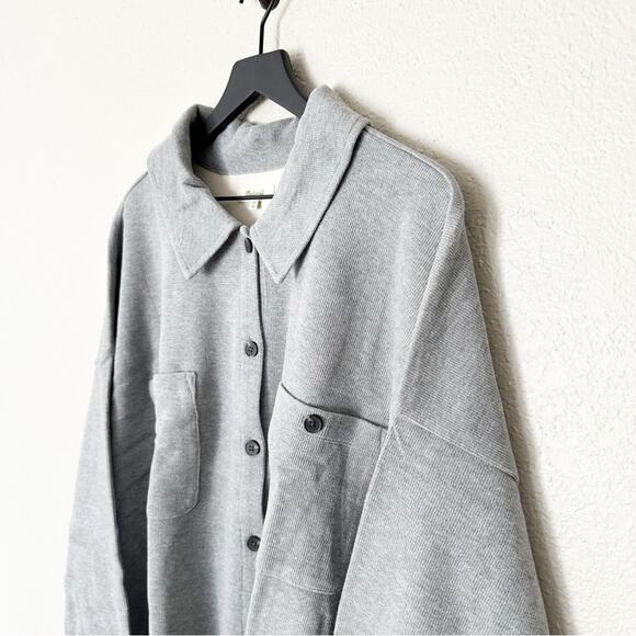 Madewell Jacket Womens Double-Faced Shirt-Jacket Heavy Knit Gary Easy Size 4X - Picture 5 of 10